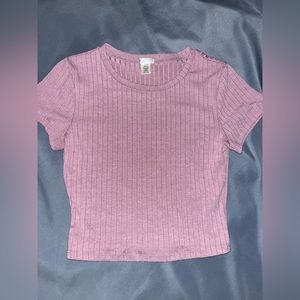 Purple women’s crop top